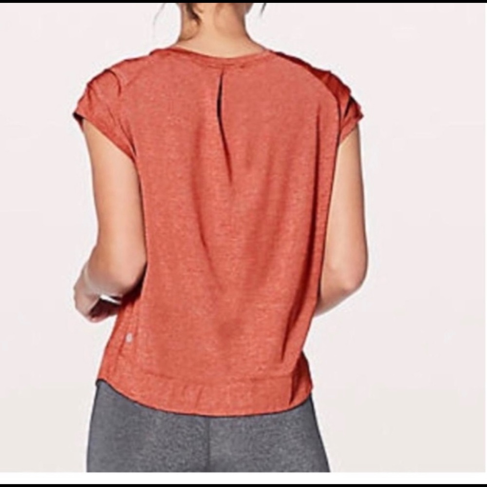 Lululemon Gait Keeper Top Heathered Bonfire NWOT